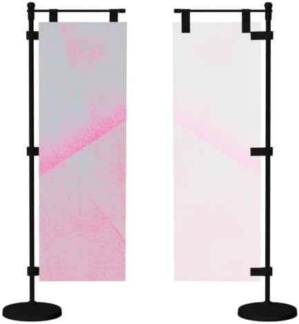 Trendy Modern Foam Roller Pink Deluxe Desk Flag Set, 12 x 4 Inch Miniature Table Flag with 14" Pole & Stand Base