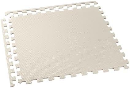 We Sell Mats 3/8" Thick Multipurpose EVA Foam Exercise Floor Mat, Interlocking Tiles, Anti-Fatigue for Home or Gym