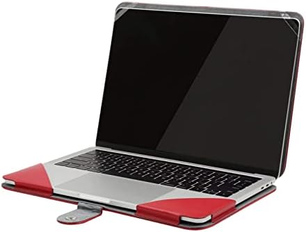 MOSISO PU Leather Sleeve Case Compatible with MacBook Air 13.6 inch