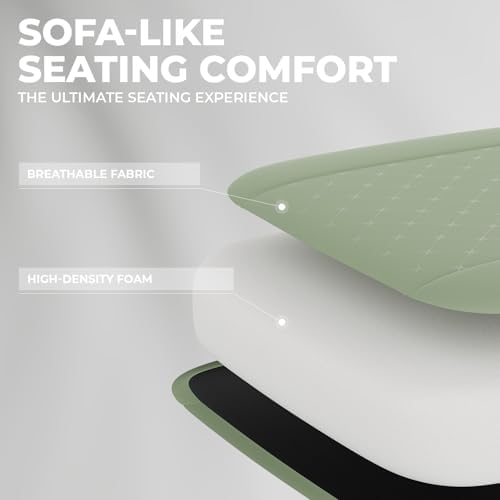 Gaming Chair with Massage,Ergonomic PC Gaming Chair Computer Chairs with Footrest Comfortable Headrest and Lumbar Support, High Back GREENWHITE