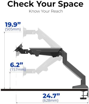 Modernsolid Heavy Duty Ultrawide Monitor Arm for 34-49 Inch Curved Screens