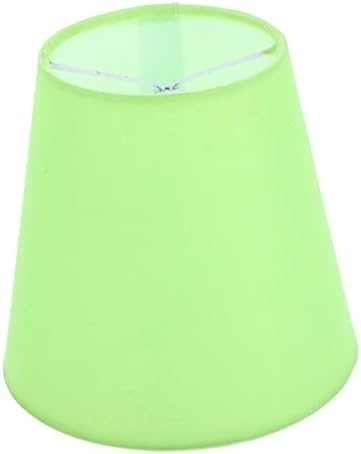 Light Green Cloth Clip on Lamp Shade Replacement for Fixtures
