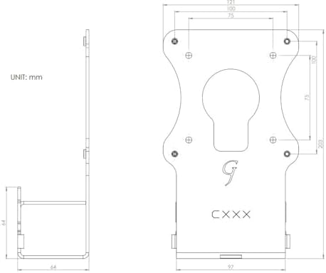 Monitor Arm/Mount VESA Bracket Adapter Compatible with Samsung Curved 27" and 32" Monitor T55 and S39C Series | Versions: CF27T55 | CF32T55 | 32" S39C | 27" S39C