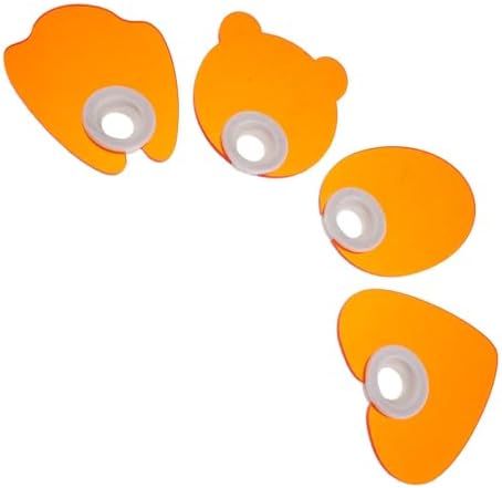 4pcs Acrylic Nail Lamp Shield for Professional Blue Light Filtering