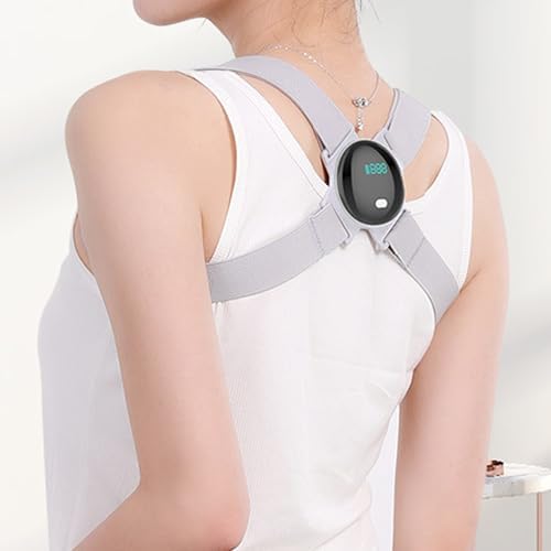 Smart Posture Corrector Adjustable Soft Comfortable Back Straightener Posture Corrector with Smart Sensor Vibration Reminder for Kids Adults