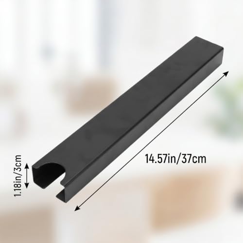 Asixxsix Magnetic Cable Management Tray for Desk Leg (Black)