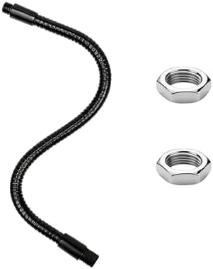 15.7" Gooseneck Tubing Flexible 5/16"×25/64" Male thread Alloy Steel Metal Arm Universal Bendable Extension Hose for DIY Lamps Microphone Stands Inspection Cameras