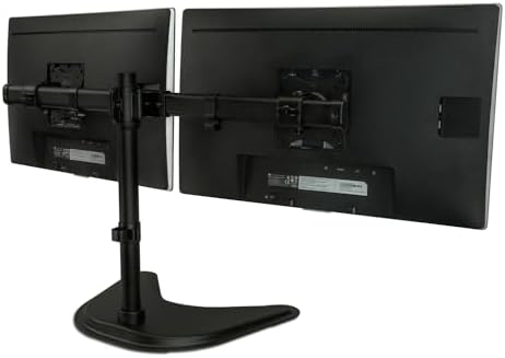 Mount-It! Free Standing Dual Monitor Stand, 19-27" Screens