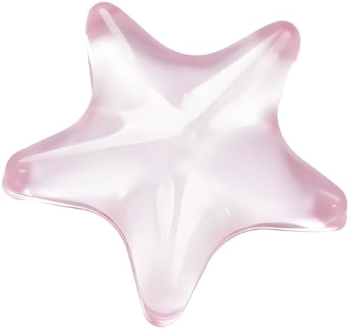 Gel Wrist Rest for Keyboard and Mouse Transparent Pink Sea Star Elbow Pad Cushion Ergonomic Cute Clear Cool Mouse Wrist Pad Silicone Non-Slip Support for Computer Gaming Office Hand Pillow Ocean Beach