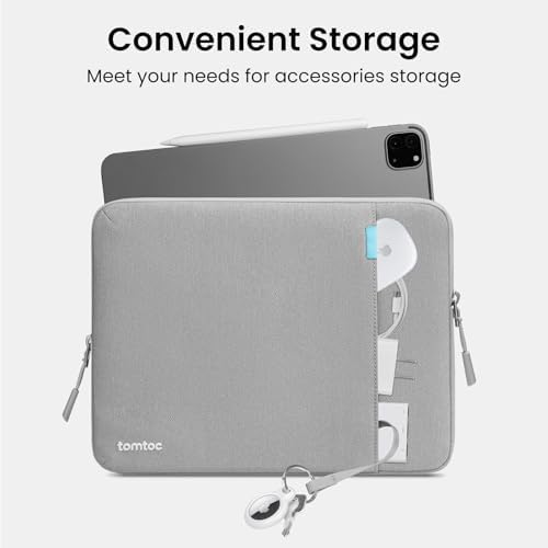 tomtoc 360° Protective Tablet Sleeve for 13-inch iPad Air 2026 (M4/M3/M2)