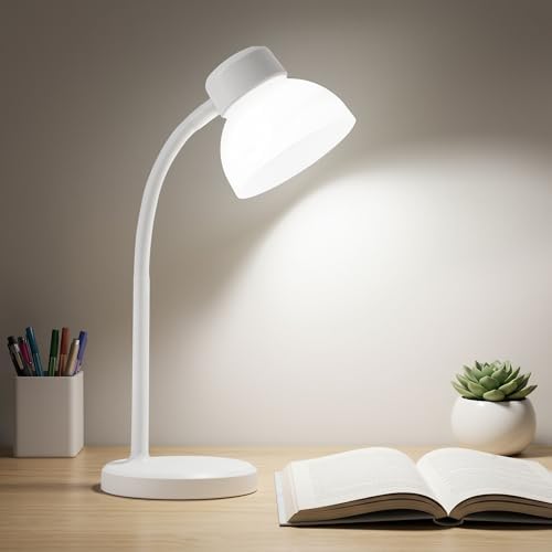 Desk Lamps for Home Office,Small LED Reading Lamp,5000K Eye-Care Desk Light