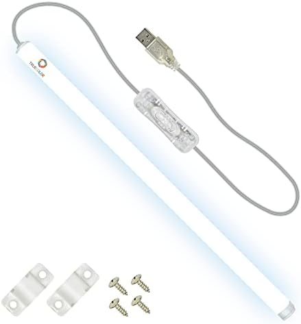 TrueColor USB LED Under Cabinet Light Bar, Frosted Cover, 18 in, Daylight