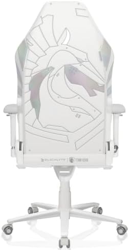 Blacklyte Athena Pro Gaming Chair, Team Liquid White, Leatherette