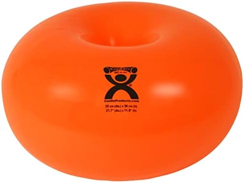 CanDo Donut Exercise, Workout, Core Training, Swiss Stability Ball for Yoga, Pilates and Balance Training in Gym, Office or Classroom