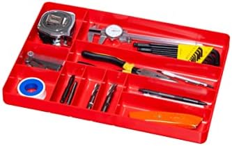 Ernst Manufacturing Tool Garage Organizer Tray, Orange, 10-Compartments