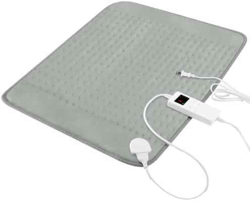 Heating Pad for Back Neck & Period Cramps, Auto Shut Off, Gray