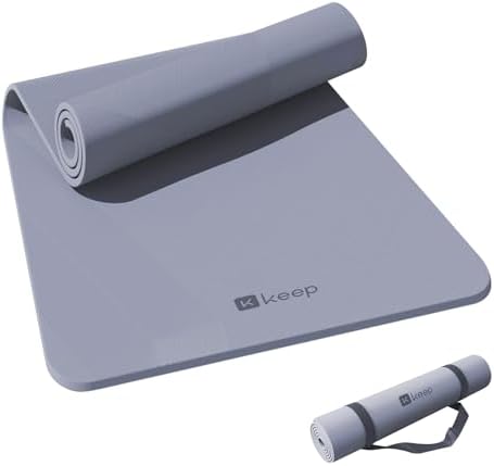 KEEP Extra Wide Yoga Mat, 7mm Thick 72" x 32" Exercise Mat