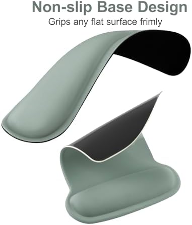 MOSISO Wrist Rest Support for Mouse Pad & Keyboard Set, Antique Green