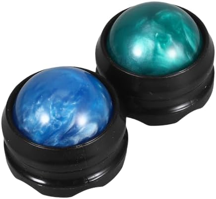 GANAZONO Massage Balls 2 Pack Resin ABS Hand Held Roller Massager