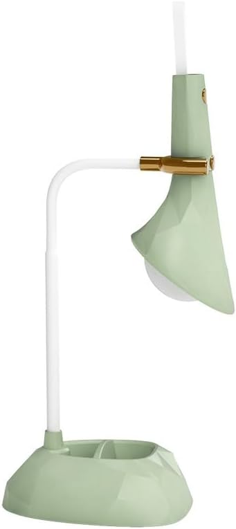 Portable Desk Lamp with Detachable Flashlight, 3 Color Temperature Modes, 1200mAh Battery, Stepless Dimming Brightness Memory - Ideal for Home Office Use (Green)