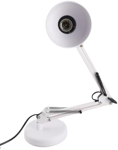 Kavolet Portable Eye Protection Folding Desk Lamp LED Reading Light with Clamp for Study Bedroom (White)
