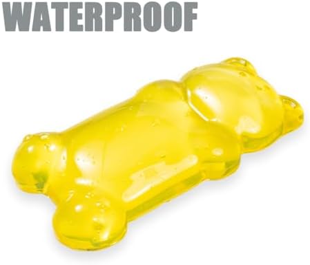 Ergonomic Gel Mouse Wrist Rest –Yellow Clear Cute Bear Mouse Wrist Rest