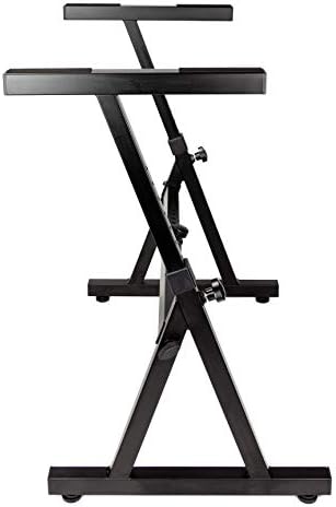 RockJam RJZZ363 Z Style Keyboard Stand, Heavy Duty & Height Adjustable