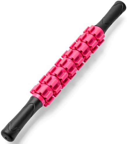 ZanLLW Muscle Roller Stick, Muscle Roller, Liposuction Massage Roller for Lymphatic Drainage, Massager Stick for Relief Muscle Soreness, Trigger Points, Help Exercise Runner Legs, Back Recovery