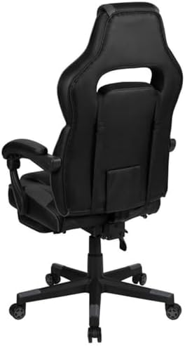 Flash Furniture Reclining Ergonomic Gaming Chair, Black/Gray