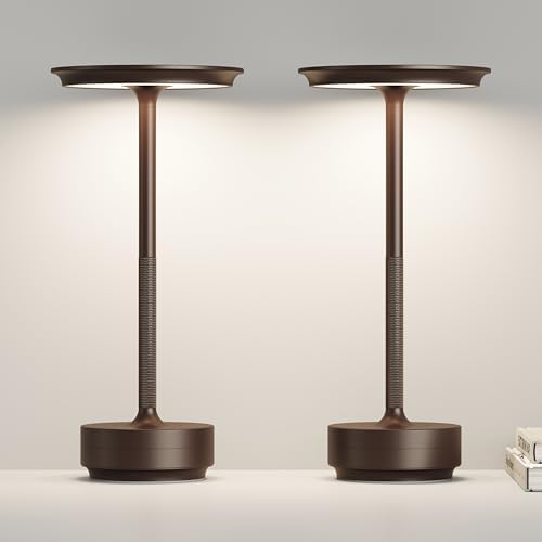 Cordless Table Lamp, Rechargeable 5000mAh Outdoor LED Touch Lamp