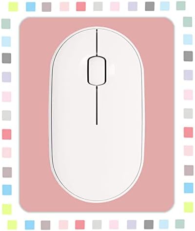 Small Rectangular Mouse pad , only Takes up Mouse Space, Universal Mini Mouse pad Portable Waterproof, with Non-Slip Glue Base, DarkPink 5X6 inches, dark pink