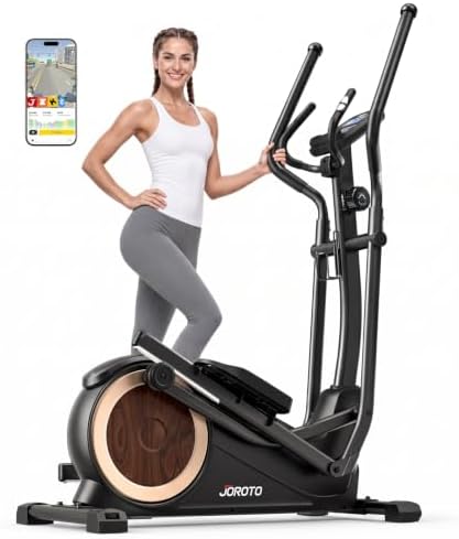 JOROTO Elliptical Exercise Machine with 18IN Stride, Kinomap APP Support