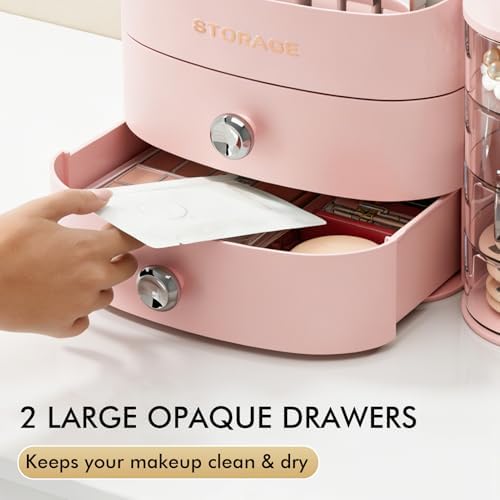 Makeup Organizer Countertop with Drawers, Make up Organizers for Vanity