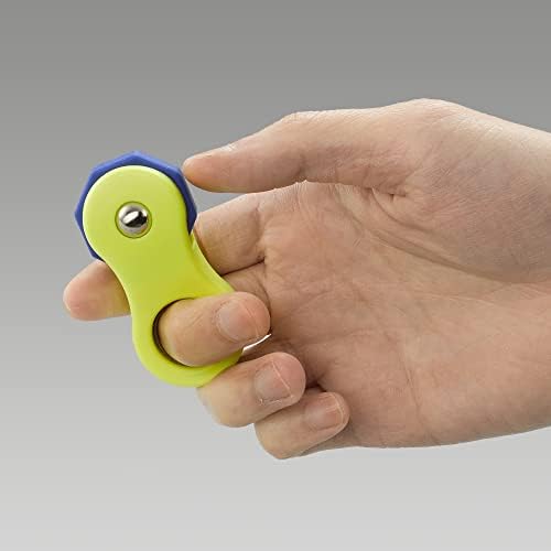 Yolscue Fidget Toy,Fidget Spinners Toy for Adults and Kids,Gifts Suitable for Children with Autism and ADHD,Quiet Office Desk Toy,Excellent for Relieving Stress and Anxiety Toys(Yellow)