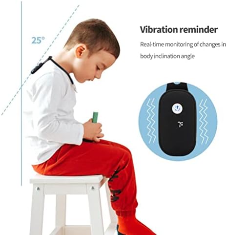 Intelligent Posture Corrector and Trainer for Back, Neck, Hanging Necks Trainer Rechargeable Silicone Automatic Induction Smart Posture Corrector for Women Men,Necks Back Brace