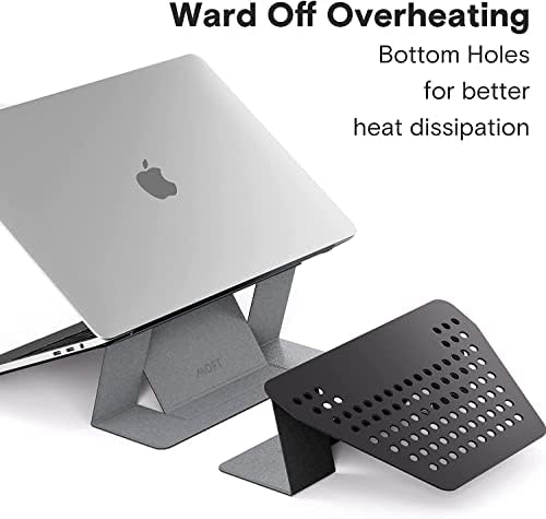 MOFT Adhesive Laptop Stand, Foldable &Portable Laptop Riser for Mobile Work