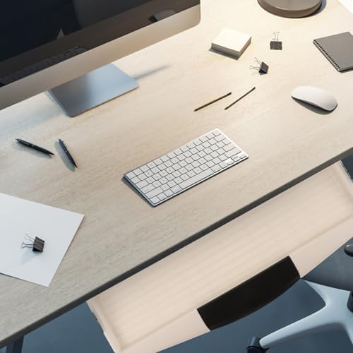 Desk Keyboard Tray Drawer with Slide Out Ergonomic Design