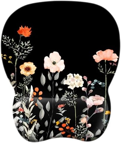 EooCoo Ergonomic Mouse Pad with Wrist Rest, Memory Foam Support Mousepad