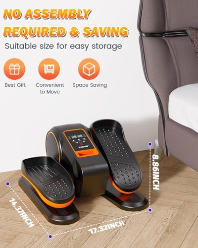 Yagud Under Desk Elliptical Machine, Elliptical Leg Exerciser as Seen on TV
