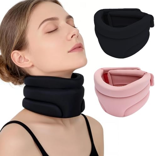 2PCS Neck Support Brace for Sleeping Anti Forward Tilt,Adjustable Set