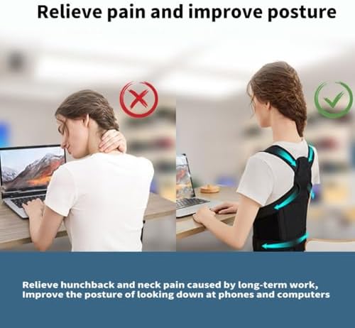 Back Posture Corrector Nylon Mesh Brace for Daily Use and Long Sitting Hour