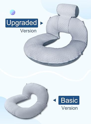 INSEN Reading Pillow, Back Pillow for Sitting in Bed and Couch, Gaming Pillow for Adults, Sit Up Support for Bed