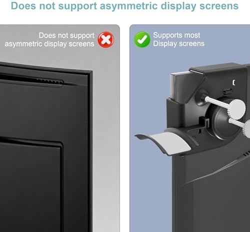 Headphone Holder for Screen (black)