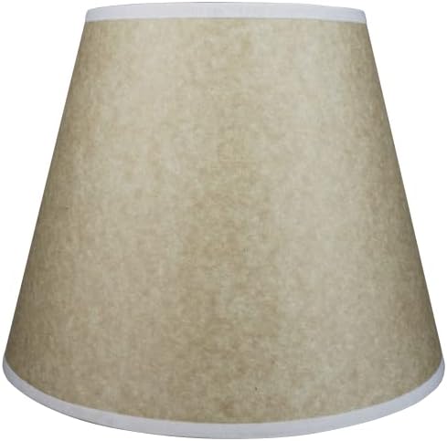 FenchelShades.com Lampshade 6" Top Diameter x 10" Bottom Diameter x 8" Slant Height 6x10x8" with Spider Attachment Diameter 0.4 Inch for Lamps with a Harp (Paper Onion Skin Natural)