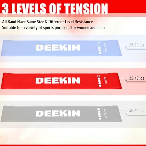Deekin 20 Pcs Resistance Bands Loop Exercise Bands