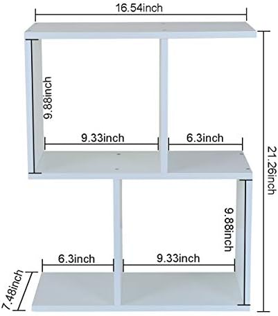 PAG-Mass Desktop Bookshelf Freestanding Wooden Countertop Bookcase Accessories Organizer Display Rack Dorm Desk Storage Shelf