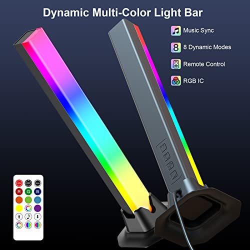 RGB Light Bar Music Sync RGB IC LED Lights Bars USB Powered Remote Control