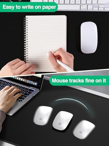 Mouse Pad with Magnetic Wireless Charging, Large Desk Mat, Non-Slip Mouse Mat, Keyboard Pad for Gaming, Desk, Office, PC