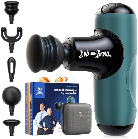 BOB AND BRAD Q2 Mini Massage Gun, Pocket-Sized, Small, Travel Essential