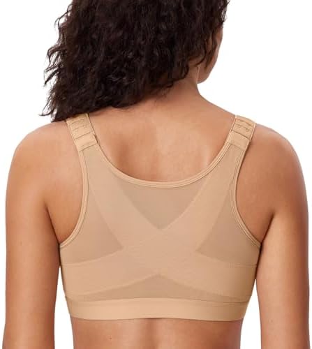 DELIMIRA Women's Front Closure Posture Support Bras